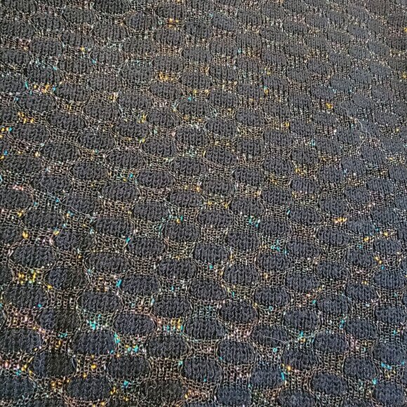 Keneth Too! Plus‎ Vintage 80s Sweater Size Medium/Large Eclectic Metallic Winter - Picture 2 of 7